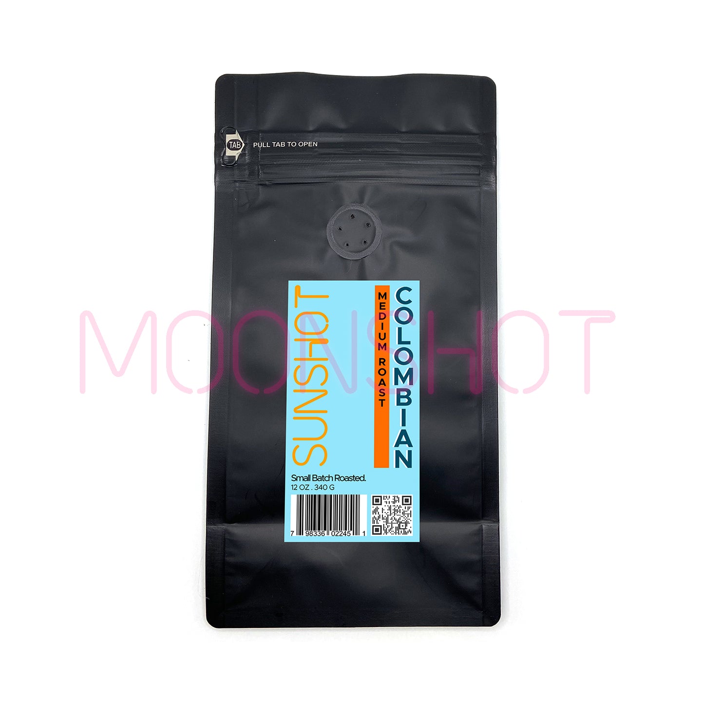 Sunshot Colombian Medium Roast Small Batch Coffee (12oz Whole Bean)