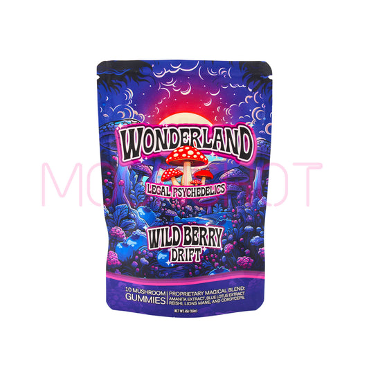 Wonderland Amanita Blend Gummies - Wild Berry Packaging